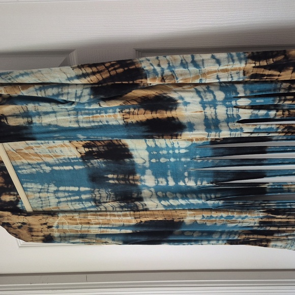 EARTHBOUND Blue and Brown Tie-Dye Jacket - Picture 5 of 5
